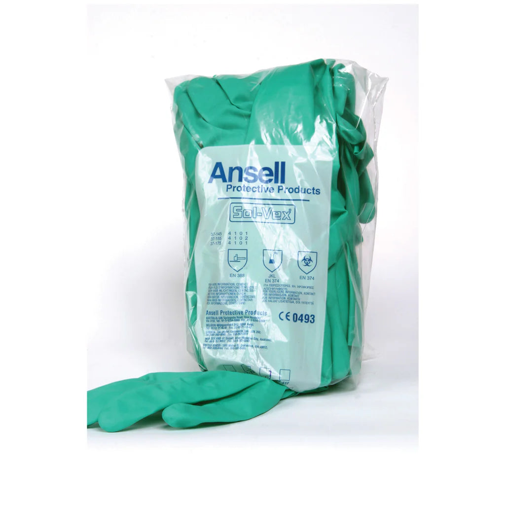 Ansell Sol-Vex® Nitrile Chemical Protection Gloves