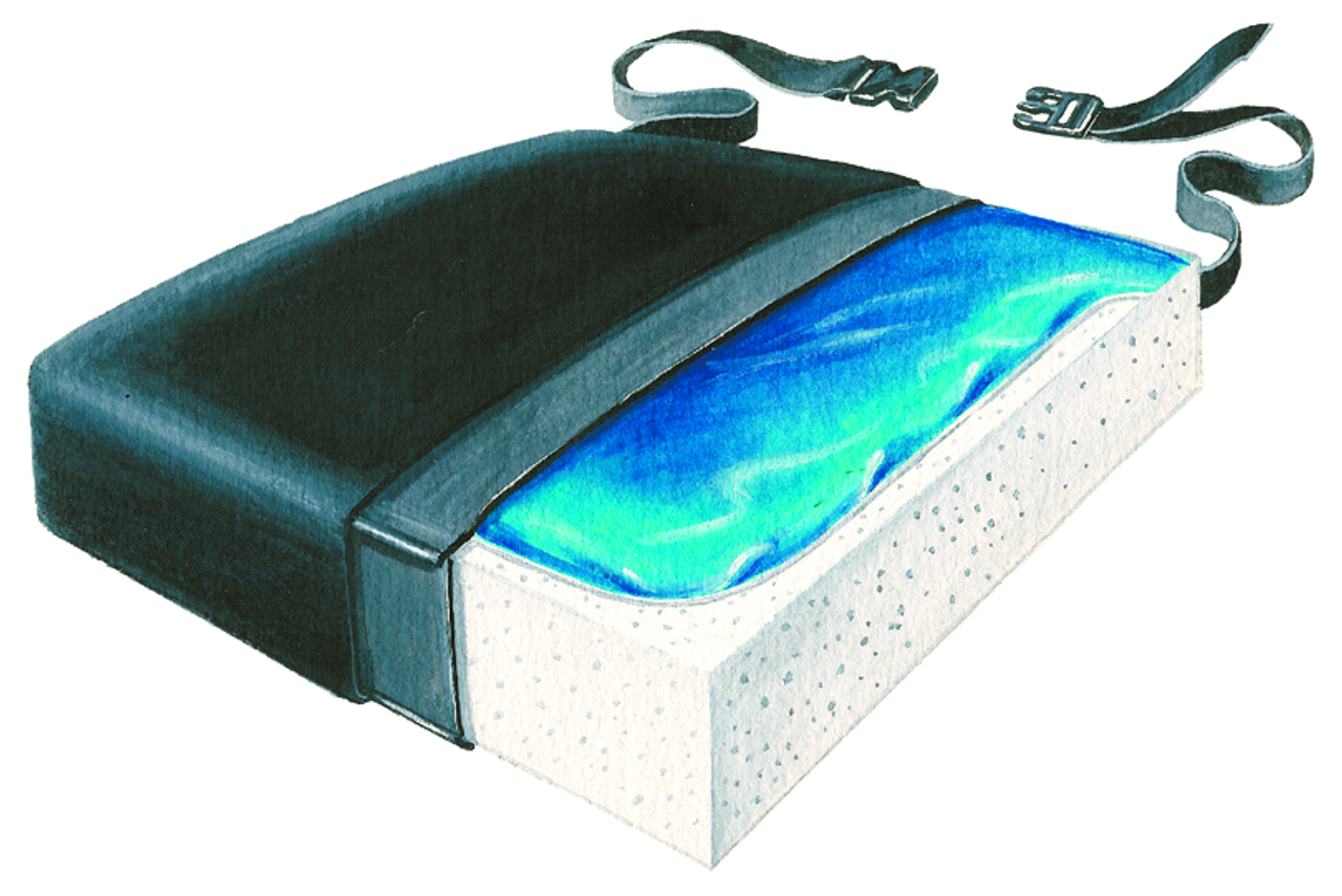 Skil-Care Bariatric Gel-Foam Cushion w/LSI Cover