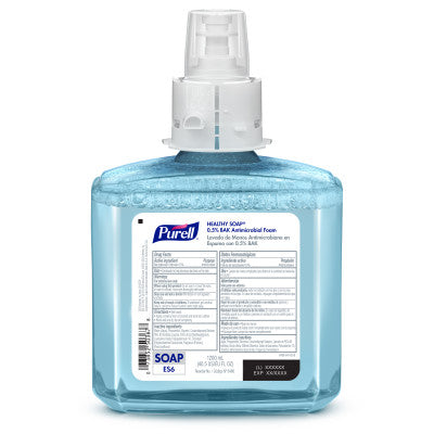 Gojo-6480-02 Foodservice Healthy Soap®, Foam, Antibacterial, 0.5% BAK, 1200mL, Clear (2/cs)
