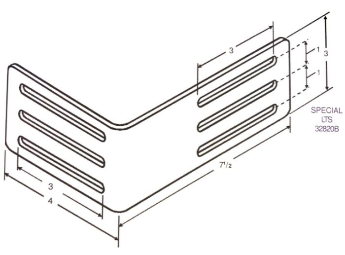 Therafin-32820B-Headrest Universal Adaptor Plate