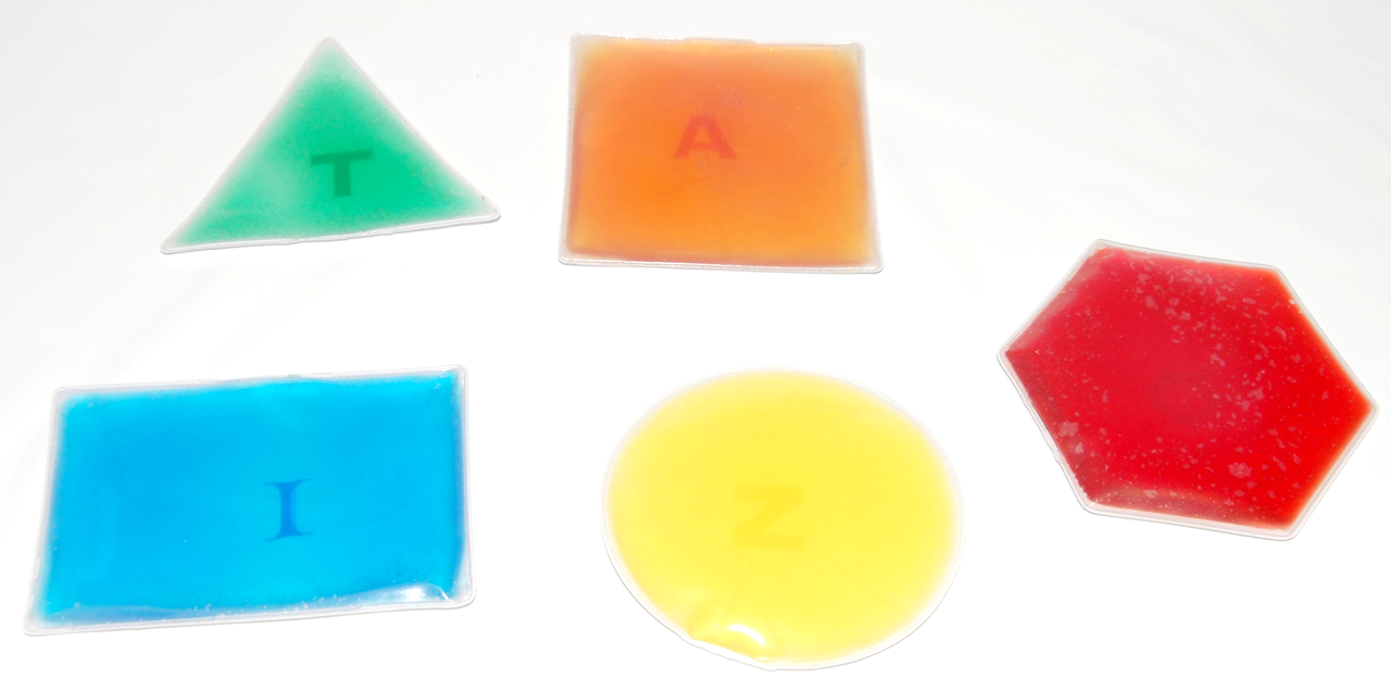 Skil-Care Hidden Letter Glitter Shapes A.E.I.O.U.