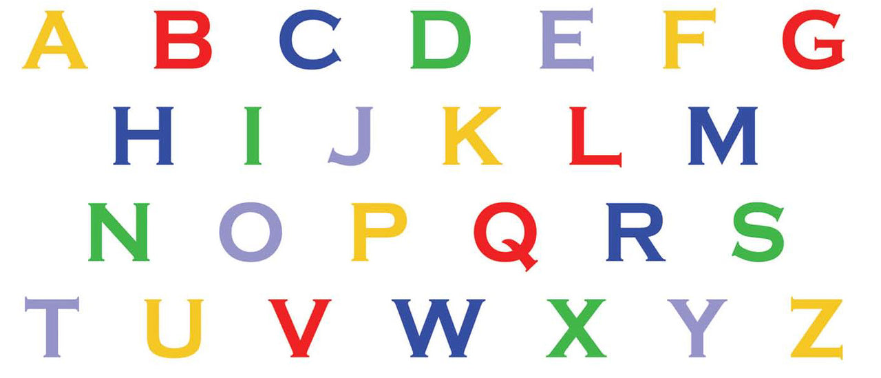 Skil-Care Gel Pack Alphabet Upper Case in Order
