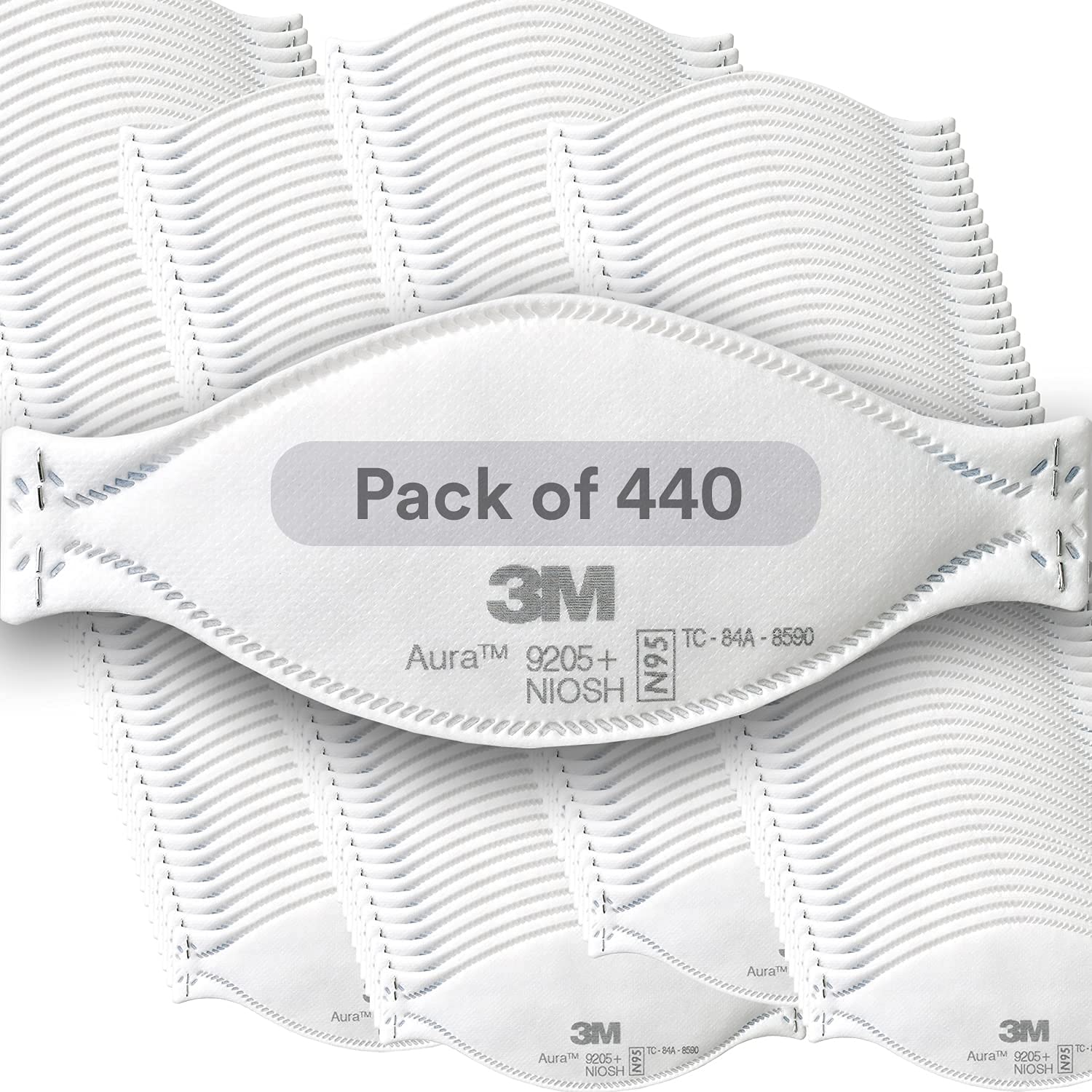 3M™ 9205+ N95 Aura Particulate Disposable Respirator, Foldable