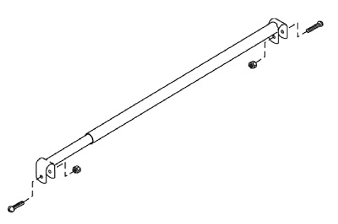 Graham Field-92523851-Anti-Folding Bar Chromed (Lower Frame) Telescoping Width (22-30") For Paramount XD