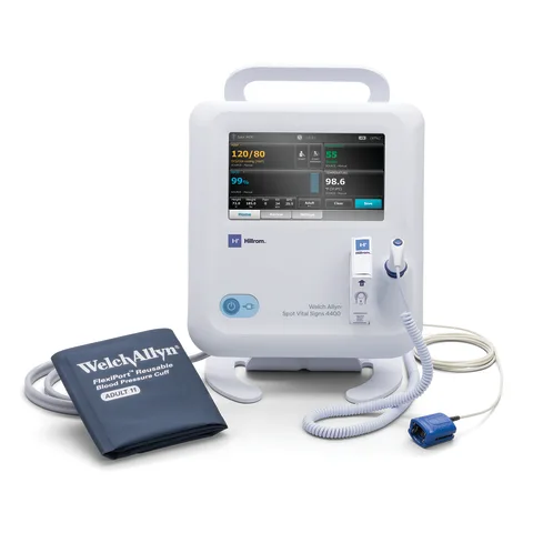 Hopkins Medical/Marketlab-98771 Welch Allyn Spot Vital Signs 4400 Device
With Suretemp and Nonin Pulse Oximeter, 1/ea