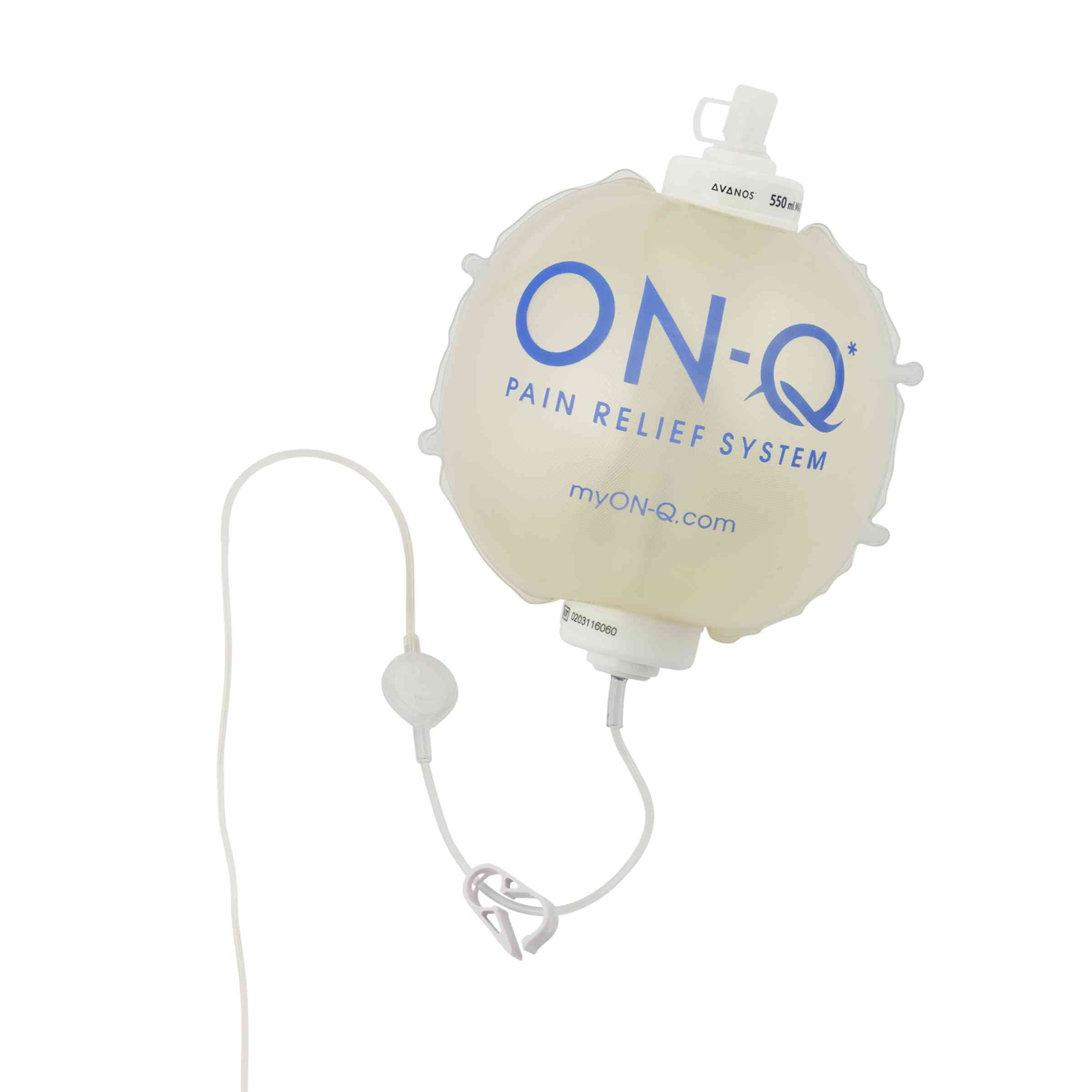 Avanos Medical-P270X4D ON- Q Elastomeric Pump, 270ml, 4 ml/hr (2ml/hr + 2ml/hr), Dual Sites (Pump Only) (5/cs)