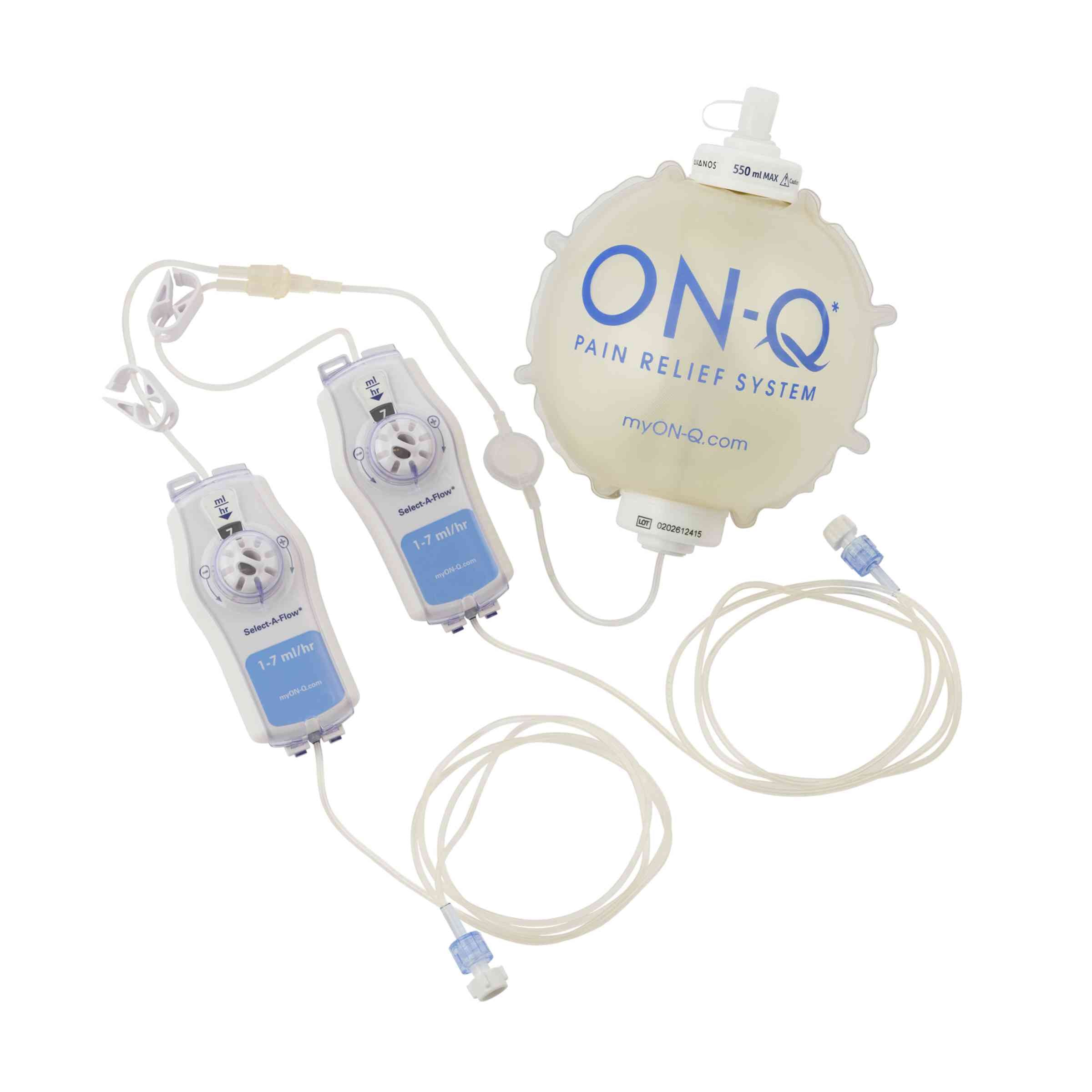 Avanos Medical-CB6007 ON-Q Pump, C-Bloc, Dual Select-A-Flow, 600ml, 1-7ml/hr + 1-7ml/hr (5/cs)