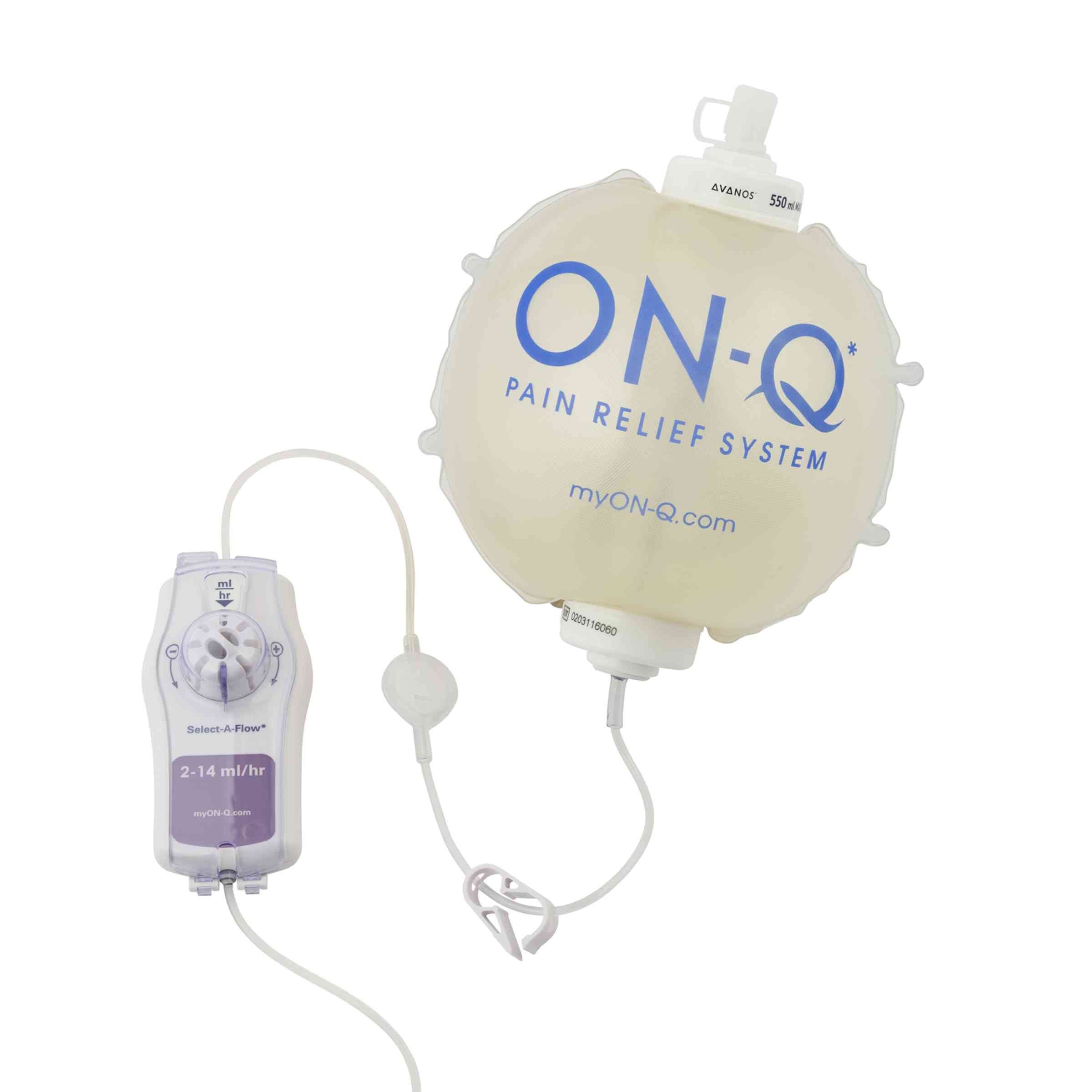 Avanos Medical-CB004 ON-Q Pump, Single Select-A-Flow, 400ml, 2-14ml/hr (5/cs)