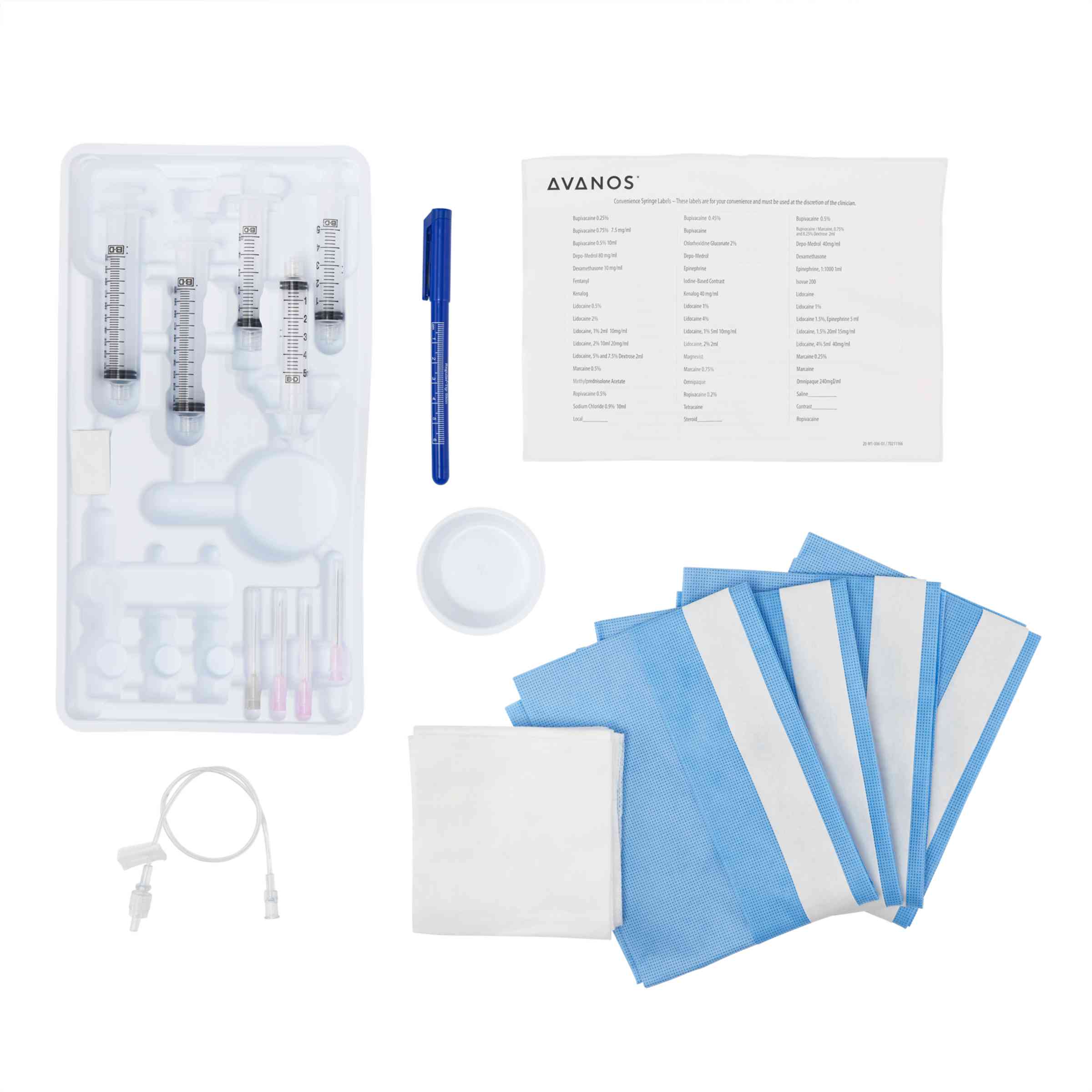 Avanos Medical Nerve Block Tray