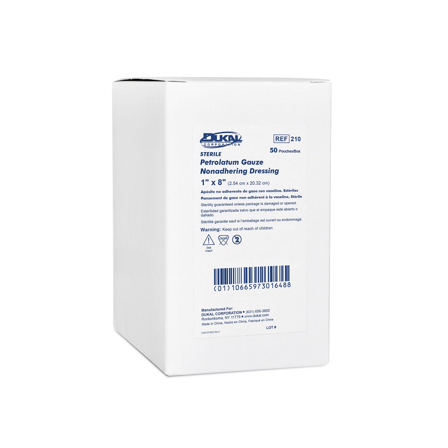 Dukal Corporation Alba Sterile Petrolatum Gauze Dressings