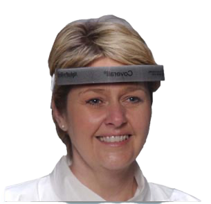 Coverall Full Face Shields, Comfort Headband, 100/CS
