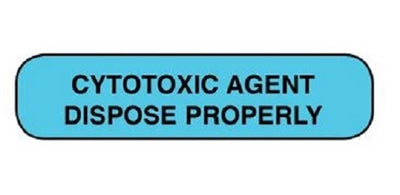 Apothecary Products-39893 "CYTOTOXIC AGENT" Label (Pack of 1000)