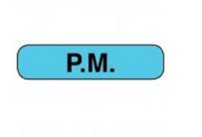 Apothecary Products-39899 "PM" Label (Pack of 1000)