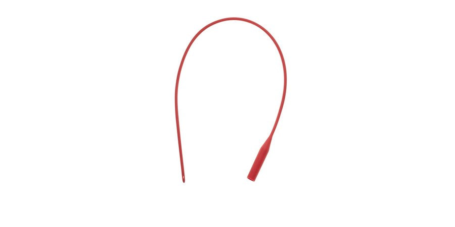 Amsino Red Rubber Urethral Catheters