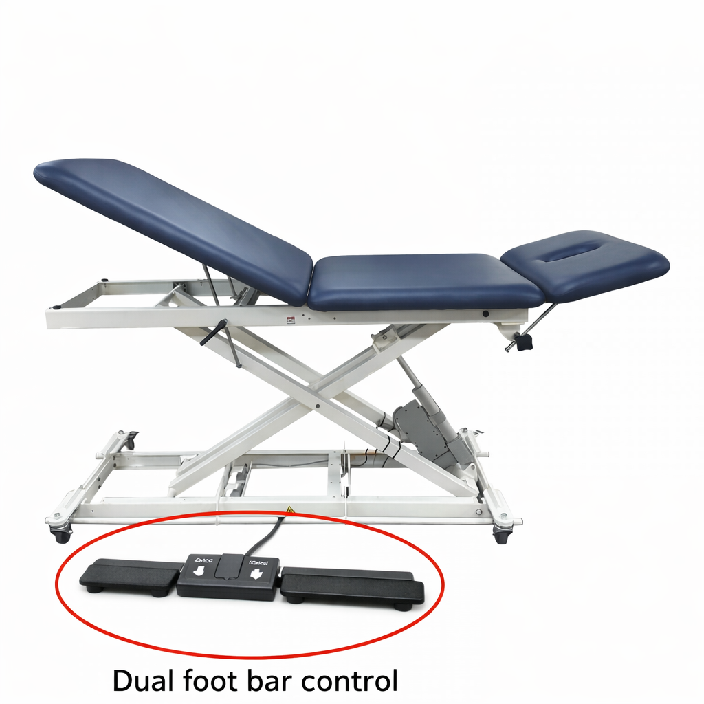 PHS Medical-S4018 Dual foot bar control (An Option Accessory) for PTX1103 Hi-Lo Electric Treatment Table with 3 Section