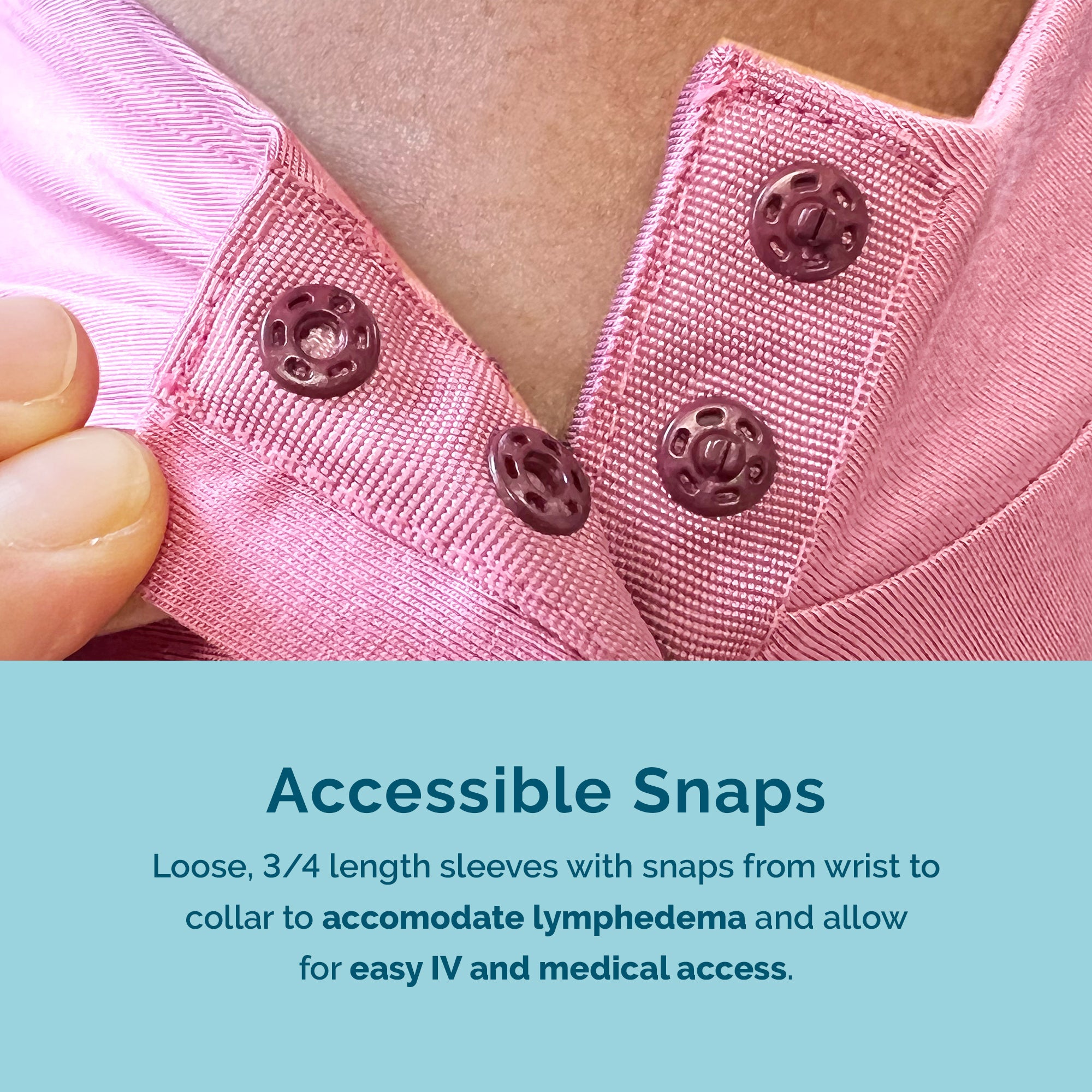 Collect-Hospital Gown with Snaps