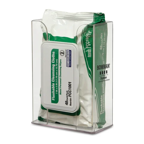 Bowman Dispensers/Marketlab-CL012-0111 Short Thick Personal Wipe Dispenser
Short, Thick • 4.45"W x 2.2"D x 6.1"H