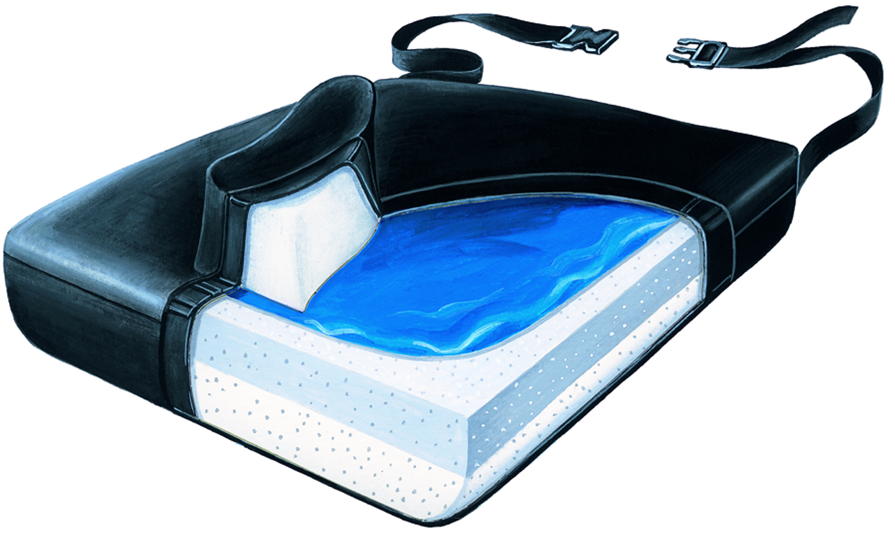 Skil-Care Slide-Guard 18" Gel-Foam Vinyl Cushion Firm Foundation w/LSI Cover