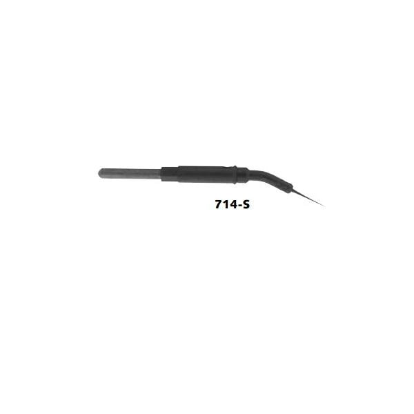 Conmed Corporation-714-S Stealth Coated Epilation/Telangiectasia Needle Set, 30° Angled, Extra-Fine Tungsten Electrodes, 1¾in (6/pk)