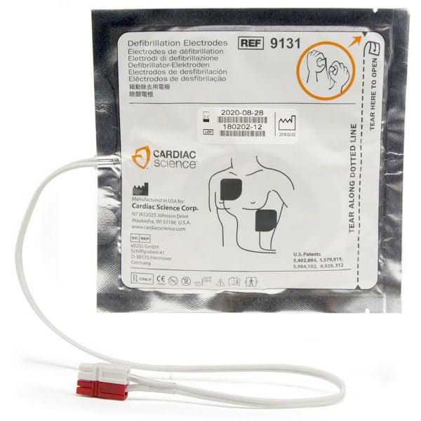 ZOLL-9131-001 Powerheart G3 AED adult defibrillation pads