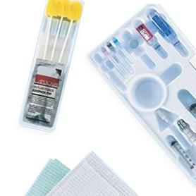 Avanos Medical-181A097 Universal Block Tray, PMP, Povidone Iodine, Luer-Lok Syringes, Hypodermic Needles, Utility Drapes, CSR Wrap, Prep Sticks, Needle Pad, Gauze Pads (10/cs)