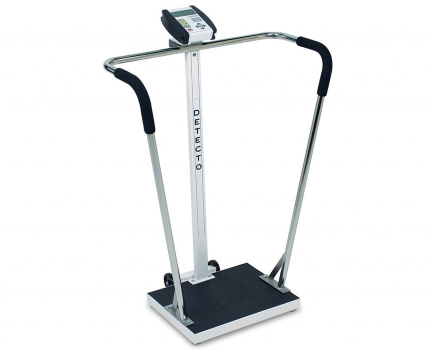 Detecto Waist-High Bariatric Stand-On Handrail Scale