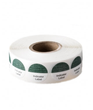 Crosstex-DIL-1000-Indicator Label – 19 mm, Green to Dark 1,000/roll