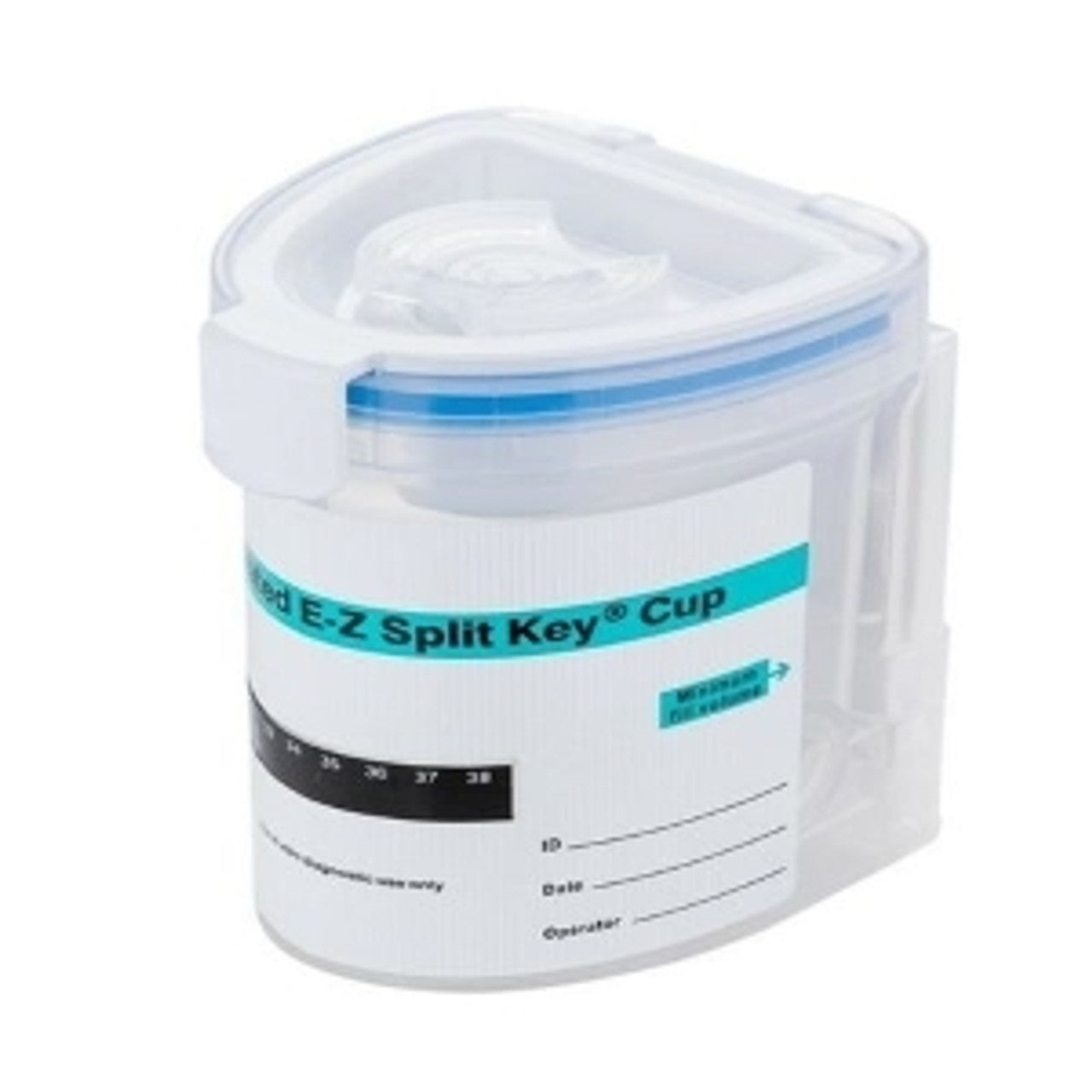 Abbott-DOA-2257-019 Drug Test, Key Cup, Test For COC, THC, OPI, mAMP, MDMA, OXY, New Lid, (25/bx)