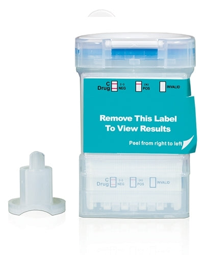 Abbott-DOA-2257-019 Drug Test, Key Cup, Test For COC, THC, OPI, mAMP, MDMA, OXY, New Lid, (25/bx)