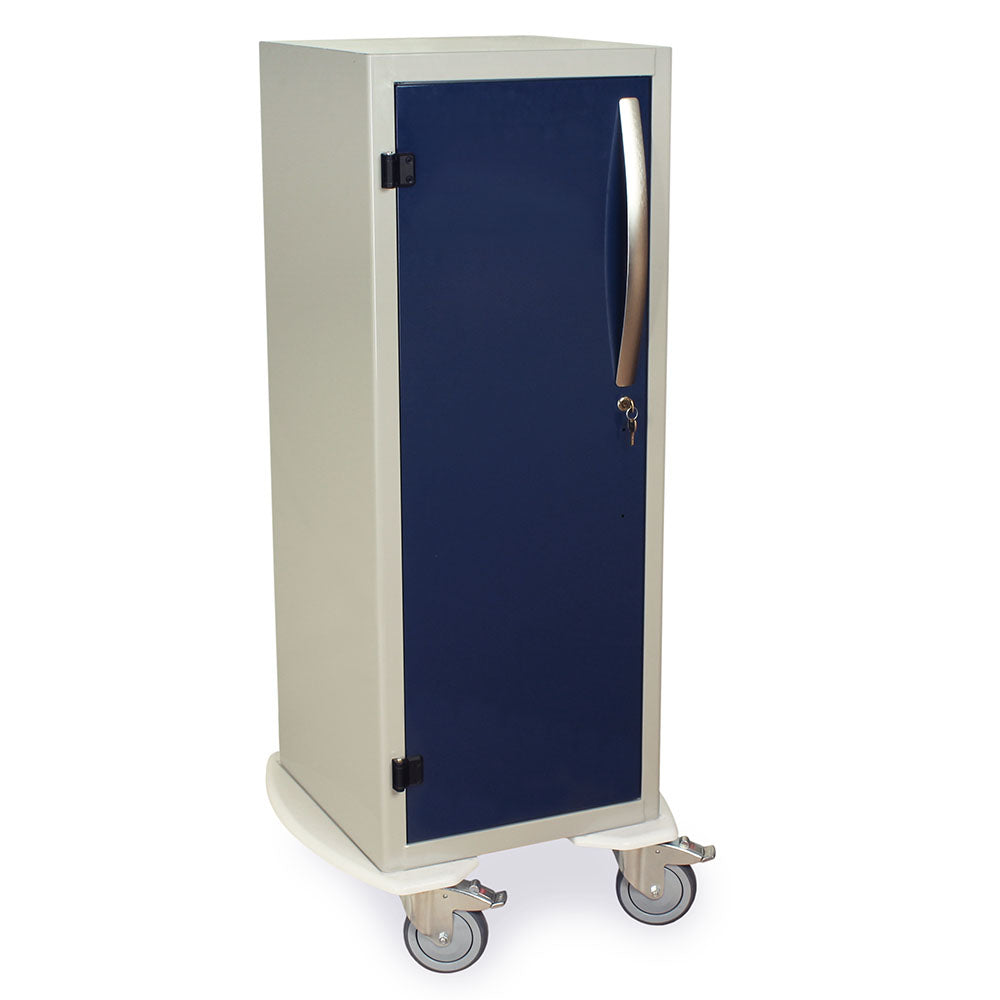 Harloff-DSC24TK-DP-Short Savary Dilator Drying Cart with HEPA Filter for Dilators Up To 28"L - Key Lock