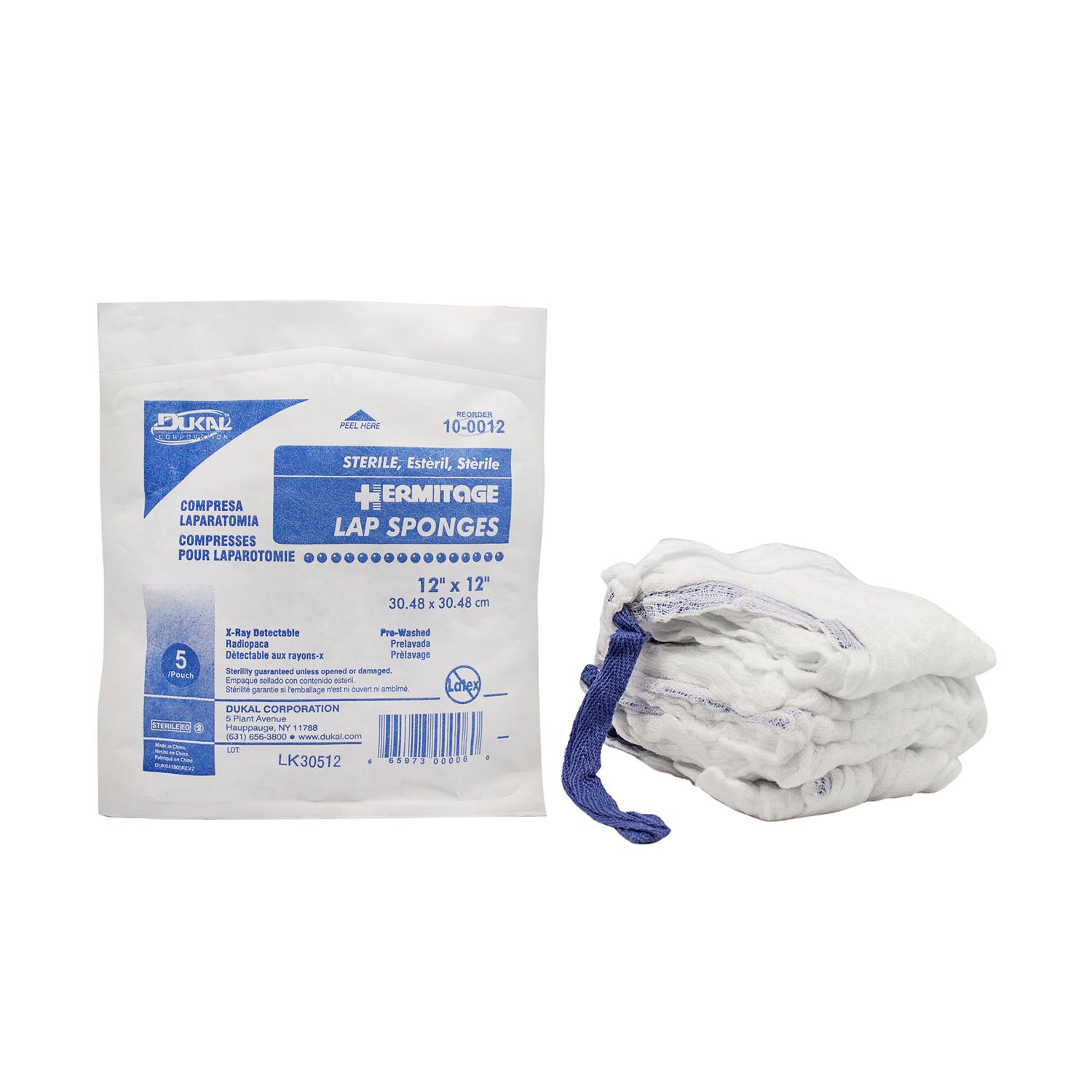Dukal Corporation Sterile X-Ray Detectable Laparotomy Sponge