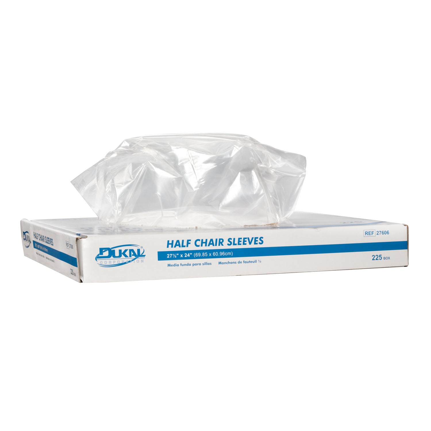 Dukal Corporation-27606 Chair Sleeves, ½ Size, 27½" x 24" (225/bx, 3 bx/cs, 48 cs/plt)