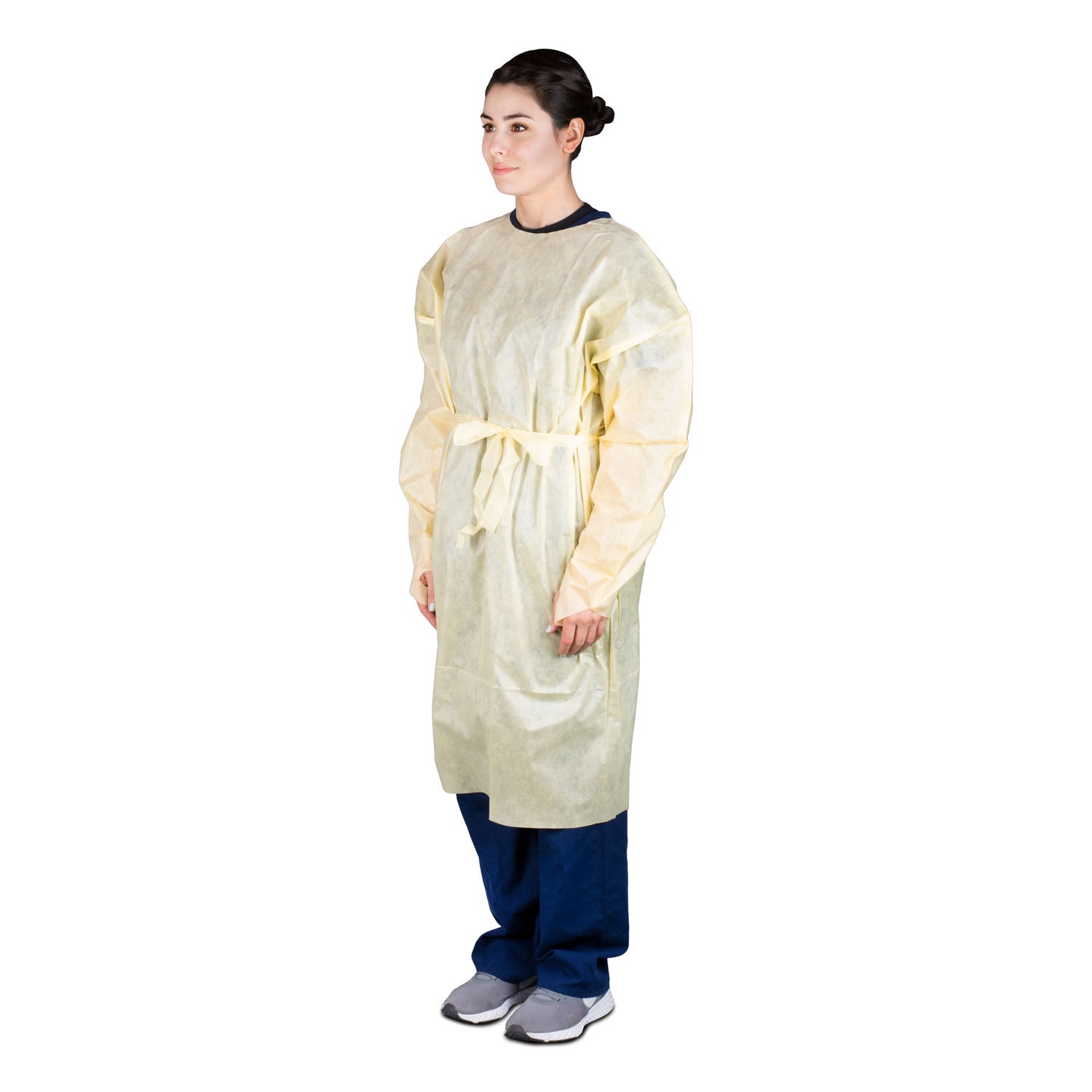 Dukal Corporation-309XXL-GSS Isolation Gown, Level II, 2X-Large, Yellow (10/bg, 10 bg/cs)