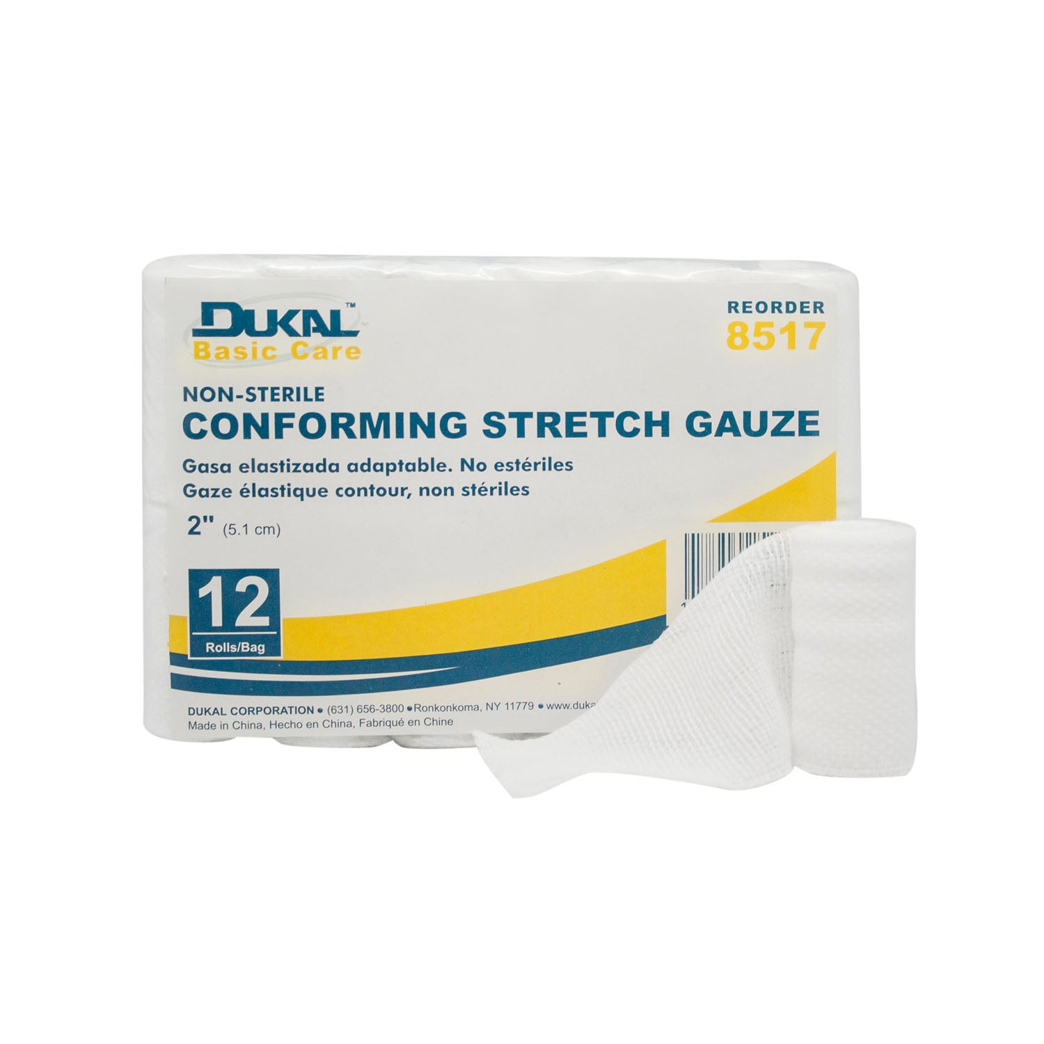 Dukal Corporation Basic Conforming Stretch Gauze Non-Sterile