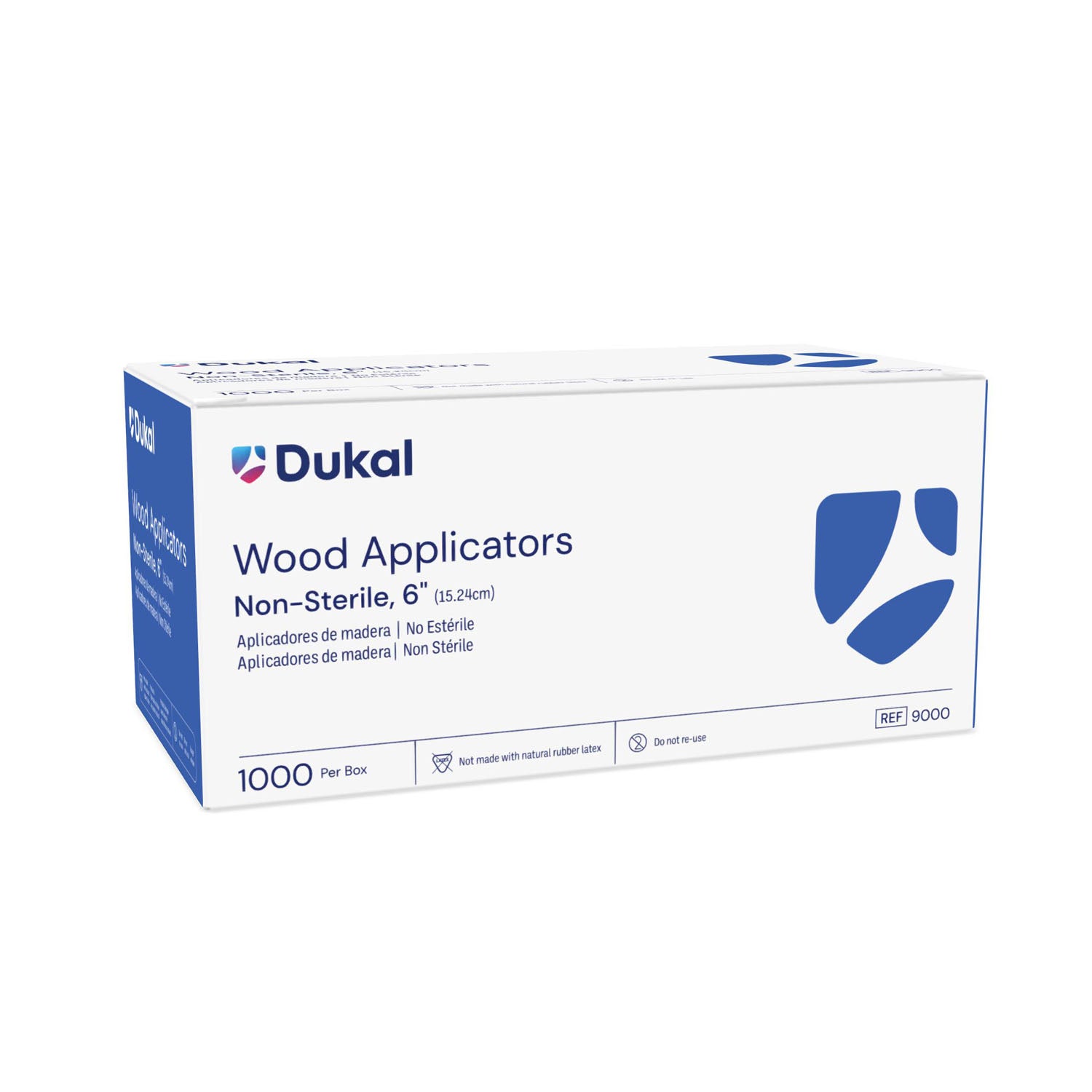 Dukal Corporation-9000 Applicator, 6", Wood, Non-Sterile (1000/bx, 30 bx/cs)