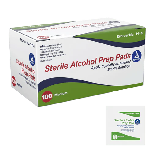 Dynarex Alcohol Prep Pad/ Wipes