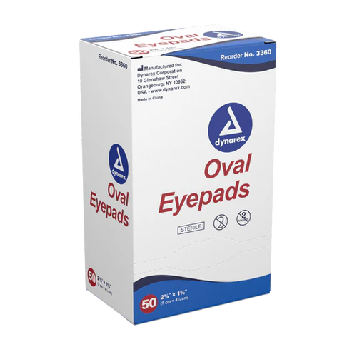 Dynarex Oval Eye Pads