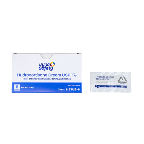 Dynarex-Hydrocortisone Cream, 0.9 g Foil Packet