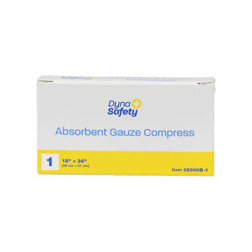 Dynarex 3200UB-2 Absorbent Gauze Compress, 18" x 36", 50/2/cs | Quantity - 1x CS