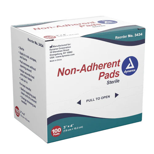 Dynarex Non-Adherent Pads - Sterile