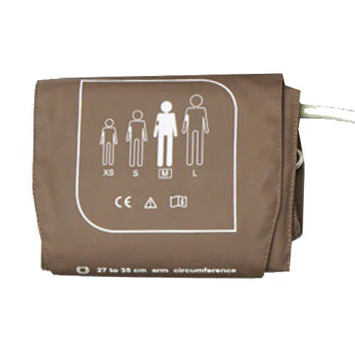 Brazalete NIBP EDAN serie SA, tamaño L, adulto, reutilizable, 34-43 cm