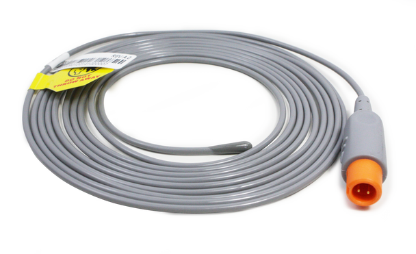 Sonda de temperatura intracavitaria pediátrica/neonatal de 2 pines EDAN (2,252 K/25 °C)