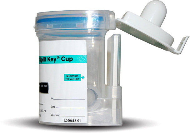 Abbott-DOA-21107-019 10 Panel EZ Split Specimen Key Cup Drug Test by Abbott Diagnostics 25/Box