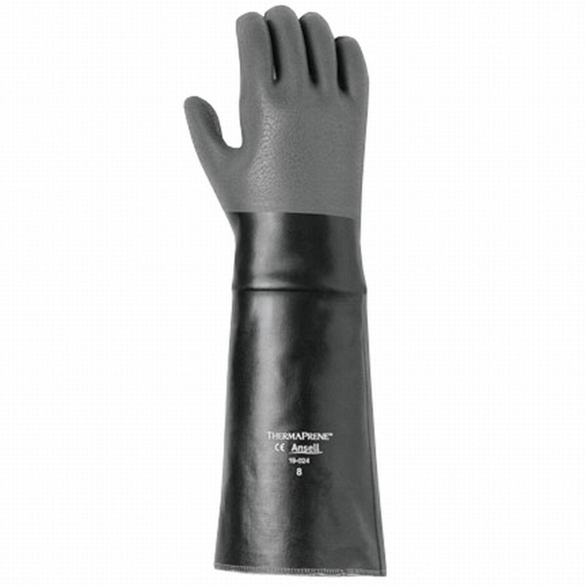 Ansell AlphaTec® 19-026 Chemical Resistant Neoprene Gloves with Thermal Liner, Black, 26-Inch