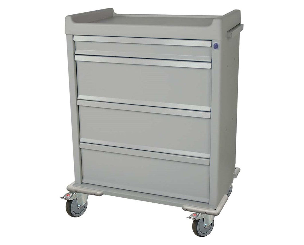 Harloff-AL550PC All Aluminum Punch Card Cart with BEST® Lock, Single Column, Standard Package Each