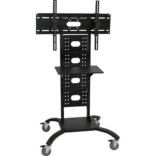 Luxor WPSMS51 Universal Mobile Flat Panel Display Stand (60" Height, Black)