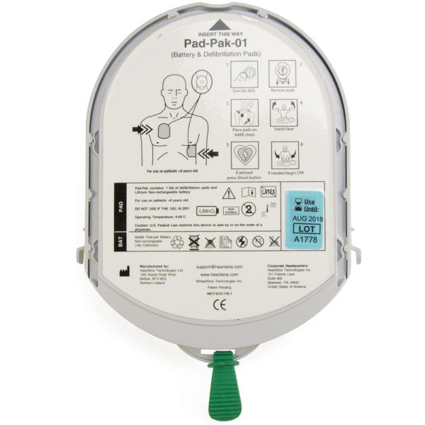 STRYKER-PAD-PAK-01 Pad-Pak™ para adultos (pacientes > 8 años; 55 lb o 25 kg)