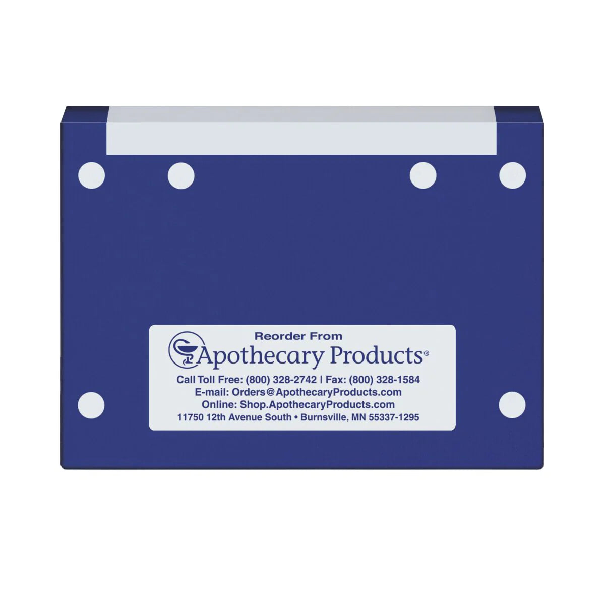 Apothecary Products-53007 Rx File Folder with Single Fold