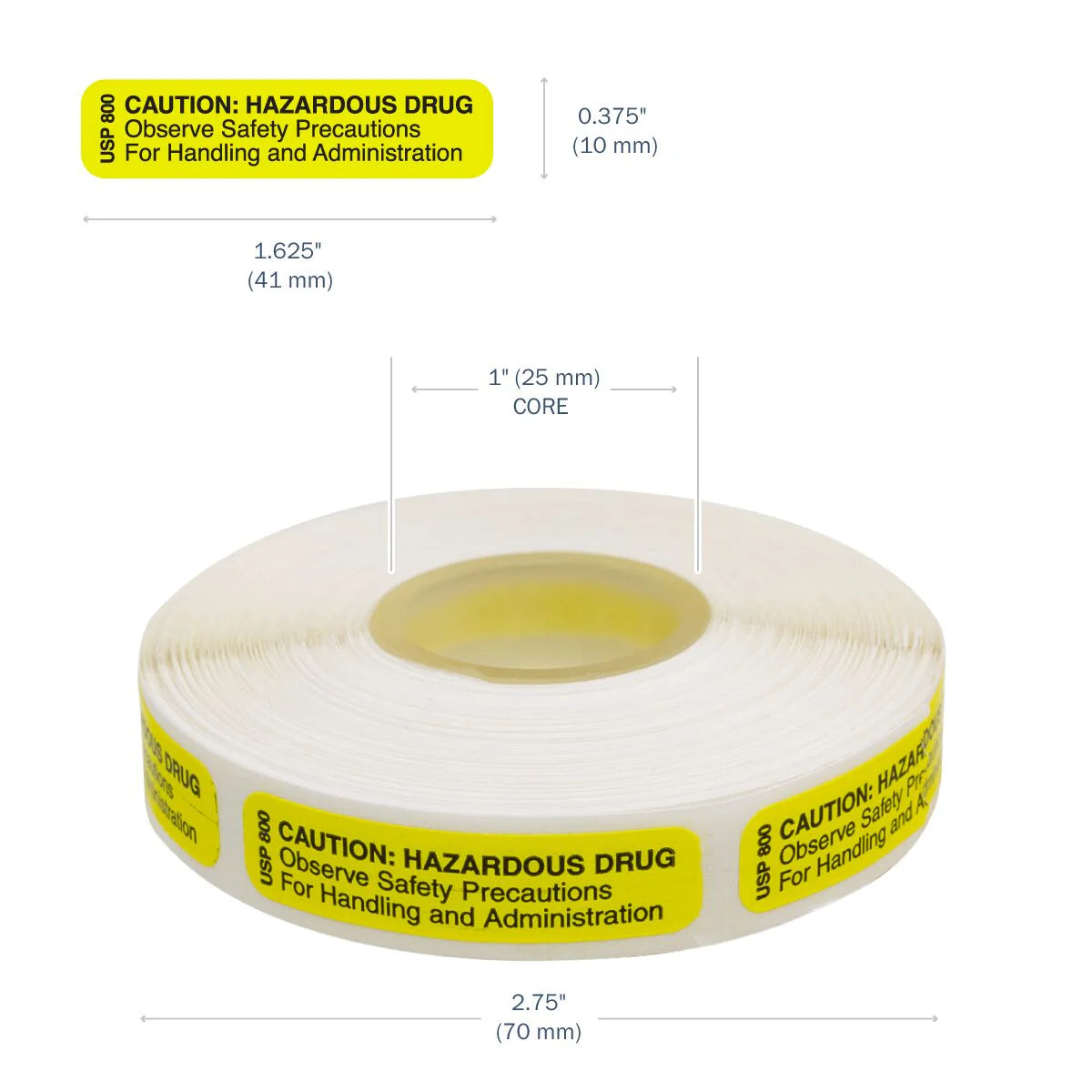 Apothecary Products-70276 "USP 800" Label