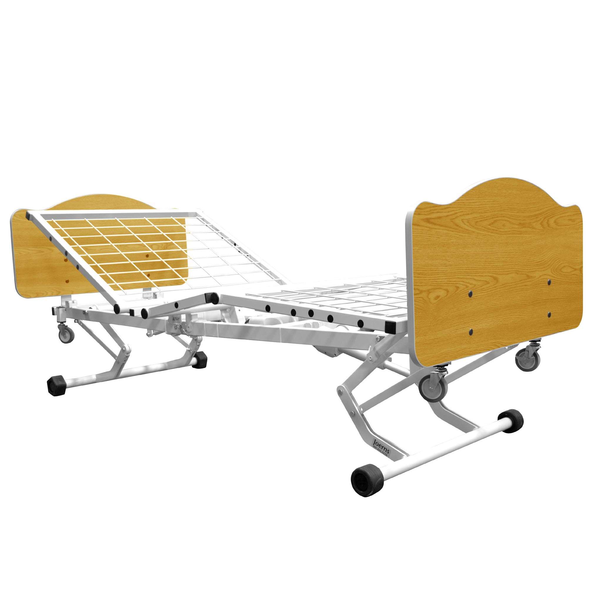 Joerns-WECCBED-RIL - Cama base WeCare - Cama totalmente eléctrica con cuatro motores de CC - Capacidad de carga de trabajo de 450 lb, diseño de 1 pieza, 1 unidad